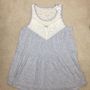 express lace tank top